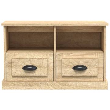 Stylish TV Cabinet Sonoma Oak | 80x35x50 cm | Hipomarket