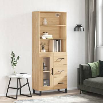 Highboard Sonoma Oak - Stylish Storage Solution | HipoMarket