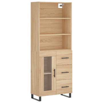 Highboard Sonoma Oak - Stylish Storage Solution | HipoMarket