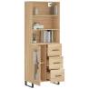 Highboard Sonoma Oak - Stylish Storage Solution | HipoMarket