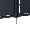 Steel Garden Gate 350x125 cm Anthracite | Durable & Secure