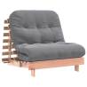 Futon Sofa Bed with Mattress - Solid Wood & Adjustable Backrest