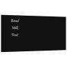 Wall-mounted Magnetic Board Black 60x30 cm - Stylish & Durable