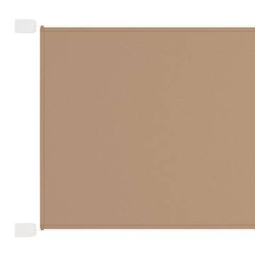 Vertical Awning Taupe 300x360 cm - Premium Oxford Fabric