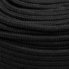 Boat Rope Full Black 8mm 100m Polypropylene - Durable & Versatile