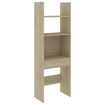 4 Piece Book Cabinet Set - Sonoma Oak Engineered Wood