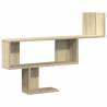 Sonoma Oak Wall Shelf - Stylish & Space-Saving Storage