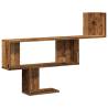 Wall Shelf Old Wood 100x15x70 cm - Durable Engineered Wood