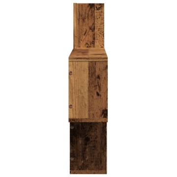 Wall Shelf Old Wood 100x15x70 cm - Durable Engineered Wood