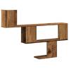 Wall Shelf Old Wood 100x15x70 cm - Durable Engineered Wood