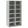 Concrete Grey Shoe Rack 54x34x100.5 cm - Stylish Storage Solution