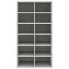 Concrete Grey Shoe Rack 54x34x100.5 cm - Stylish Storage Solution