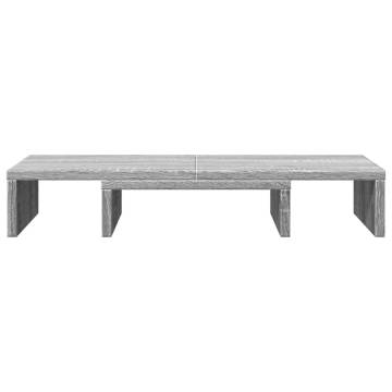 Adjustable Monitor Stand Grey Sonoma - Enhance Your Workspace