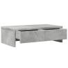 Monitor Stand with Drawers - Concrete Grey | HipoMarket