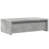 Monitor Stand with Drawers - Concrete Grey | HipoMarket