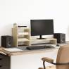  Monitor Stand with Desk Organiser Sonoma Oak Engineered Wood Colour sonoma oak 