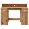 LED Desk in Artisian Oak - Stylish & Functional - Hipomarket