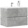  Bathroom Cabinet Concrete Grey 60x38.5x45 cm Engineered Wood Colour concrete grey Size 60 x 38.5 x 45 cm Number of 1 Number of Pieces 