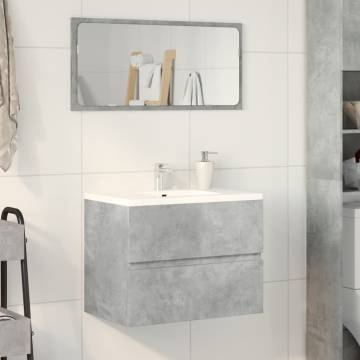 Bathroom Cabinet Concrete Grey - 60x38.5x45 cm | HiPoMarket