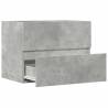 Bathroom Cabinet Concrete Grey - 60x38.5x45 cm | HiPoMarket