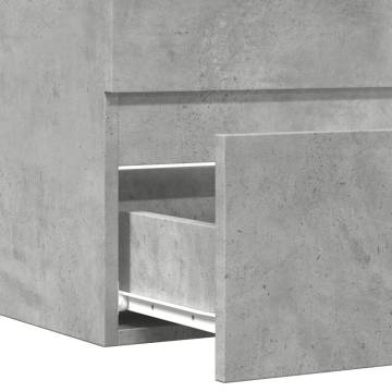 Bathroom Cabinet Concrete Grey - 60x38.5x45 cm | HiPoMarket