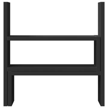 Adjustable Black Desk Organiser - 40x17x41 cm | HipoMarket