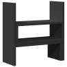 Adjustable Black Desk Organiser - 40x17x41 cm | HipoMarket