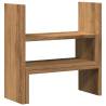 Adjustable Desk Organiser - Artisian Oak 40x17x41 cm