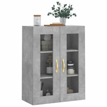 Wall Mounted Cabinet Concrete Grey - Stylish Storage Solution