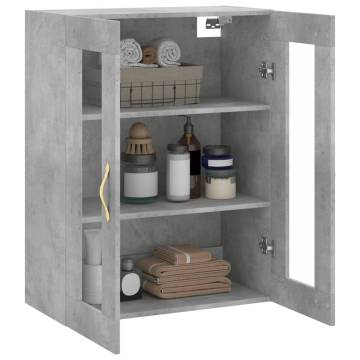 Wall Mounted Cabinet Concrete Grey - Stylish Storage Solution