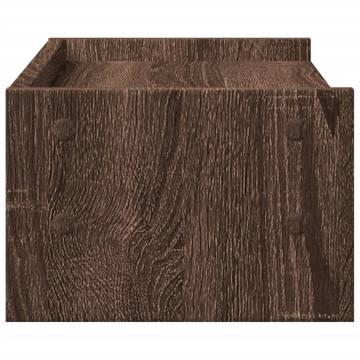 Monitor Stand Brown Oak - 42x24x16 cm Engineered Wood | HipoMarket