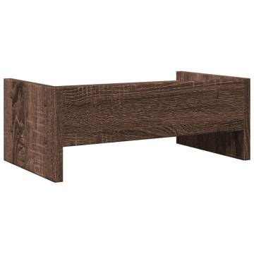 Monitor Stand Brown Oak - 42x24x16 cm Engineered Wood | HipoMarket