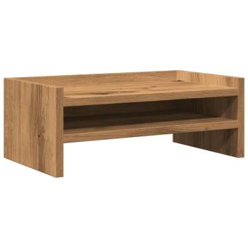 Monitor Stand Artisan Oak - Versatile & Stylish Workspace Solution