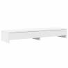 Monitor Stand with Drawers - White 100x27x15 cm | HipoMarket