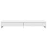 Monitor Stand with Drawers - White 100x27x15 cm | HipoMarket