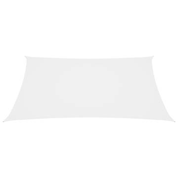 Sunshade Sail Oxford Fabric Square 4x4m - White | Hipo Market