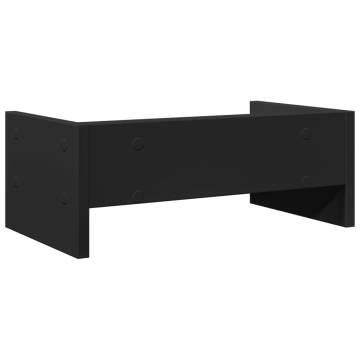 Monitor Stand Black 42x24x16 cm | Stylish Workspace Solution