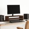 Monitor Stand Brown Oak | Stylish & Practical Workspace Solution