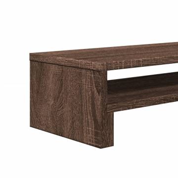 Monitor Stand Brown Oak | Stylish & Practical Workspace Solution