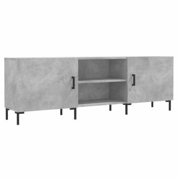 Stylish TV Cabinet Concrete Grey 150x30x50 cm | HipoMarket