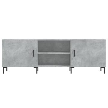 Stylish TV Cabinet Concrete Grey 150x30x50 cm | HipoMarket