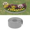 Flexible Garden Edgings - 4 pcs Grey 10 m x 20 cm | Hipo Market