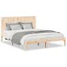 Extra Long Solid Wood Bed Frame 160x210 cm - Stylish & Durable