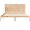 Extra Long Bed Frame 160x220 cm - Solid Wood | HipoMarket