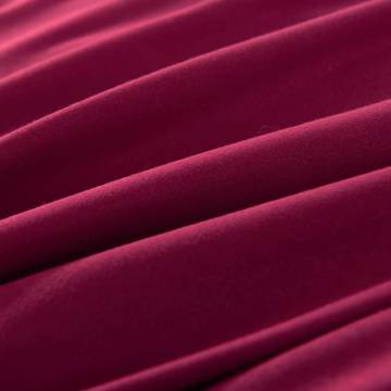 Burgundy Duvet Cover Set 155x220 cm - Stylish & Comfortable