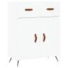 Stylish Highboard in White - 69.5x34x180 cm | HipoMarket UK