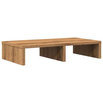 Monitor Stand Artisian Oak - Ergonomic & Stylish Design