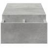 Monitor Stand with Storage - Concrete Grey | Hipomarket UK