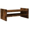 Monitor Stand Smoked Oak - Ergonomic & Stylish | HipoMarket