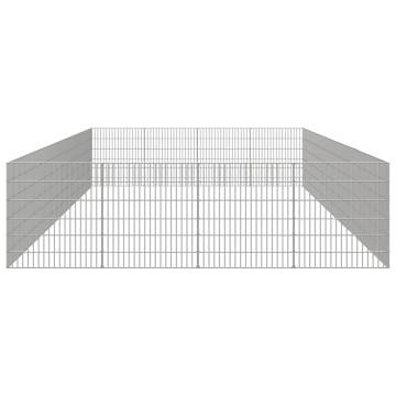 Free Range Animal Enclosure - 24-Panel Galvanised Iron